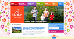 Desktop Screenshot of fitmami.cz
